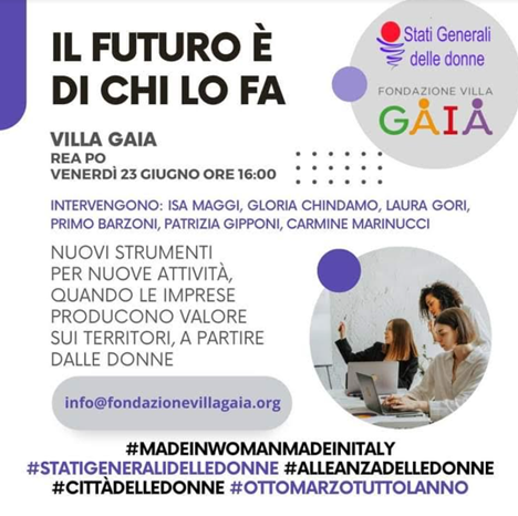 Rea Po, Start your new life: la nuova iniziativa degli stati generali delle donne