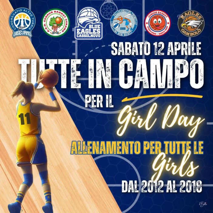 Basket, nasce "_GIRL DAY_": sabato 12 aprile una giornata dedicata al basket femminile Basket, nasce "_GIRL DAY_": sabato 12 aprile una giornata dedicata al basket femminile