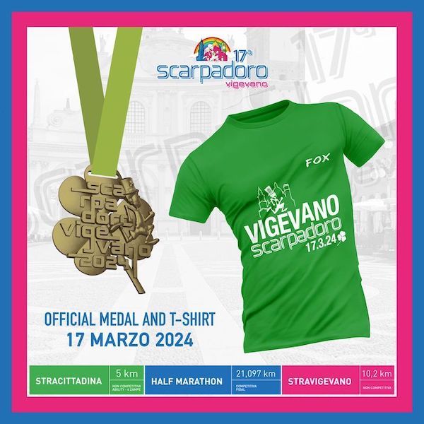 Vigevano: meno 1 mese alla 17° Scarpadoro 21K-10,2K-5K