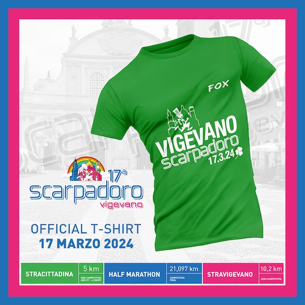 Vigevano: la 17° Scarpadoro si tinge di verde per celebrare la festa di San Patrizio