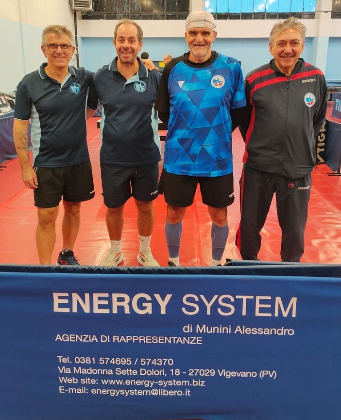 Tennistavolo: campionati a squadre, la O.Met (B1) vince e consolida il secondo posto