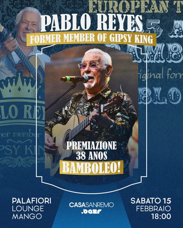 "Bamboleo" dei Gipsy Kings celebra il suo 38° anniversario, festa a Casa Sanremo