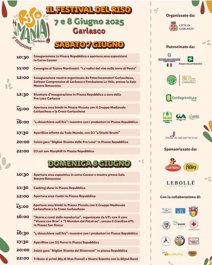 Garlasco, &quot;RisoMania&quot; alla terza edizione: &quot;Una festa sempre più grande&quot;