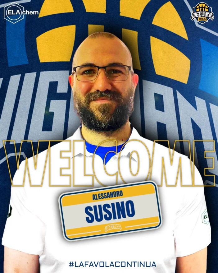 Basket serie A2, Alessandro Susino secondo assistente sulla panchina di Vigevano 1955 Basket serie A2, Alessandro Susino secondo assistente sulla panchina di Vigevano 1955