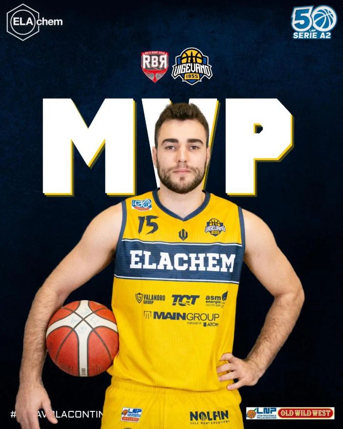 Basket serie A2: Stefanini "MVP Ducale" della 35esima giornata, consolida la leadership nella generale