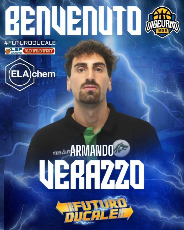 Basket serie B, Armando Verazzo è un nuovo giocatore della ELAchem Vigevano 1955 Basket serie B, Armando Verazzo è un nuovo giocatore della ELAchem Vigevano 1955