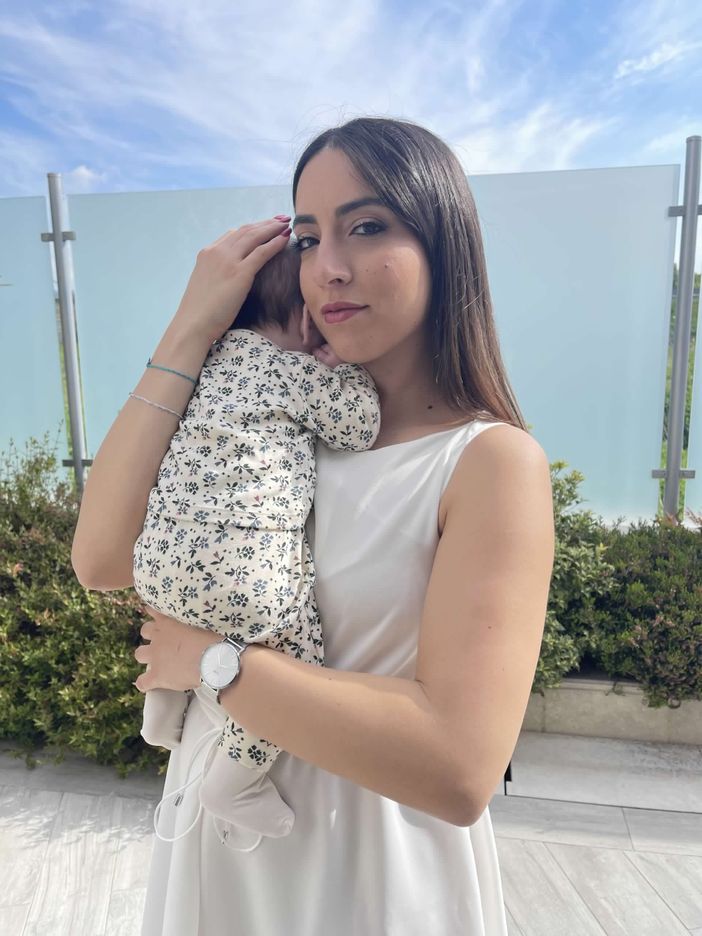 Mamma Angelica con la piccola Federica Mamma Angelica con la piccola Federica