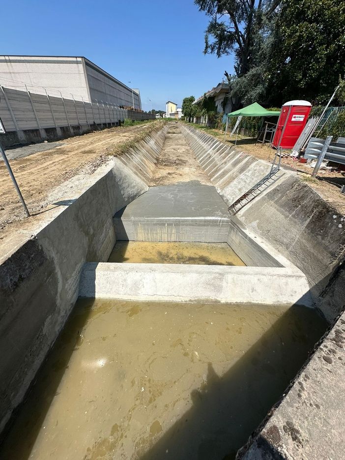 Vigevano, terminato l'intervento di manutenzione straordinaria di Est Sesia sul diramatore