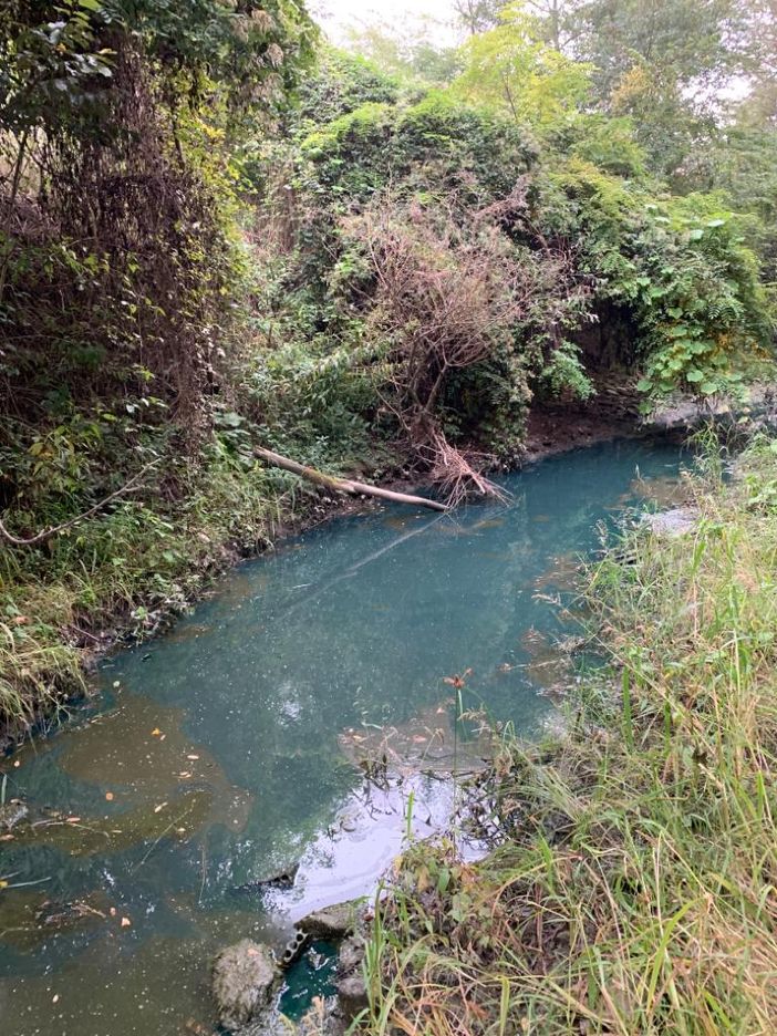 Rinvenuti sversamenti di gasolio all'interno del torrente Curone Rinvenuti sversamenti di gasolio all'interno del torrente Curone