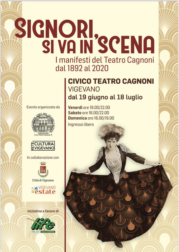Vigevano: arriva la mostra &quot;Signori, si va in scena&quot;, manifesti del Teatro Cagnoni