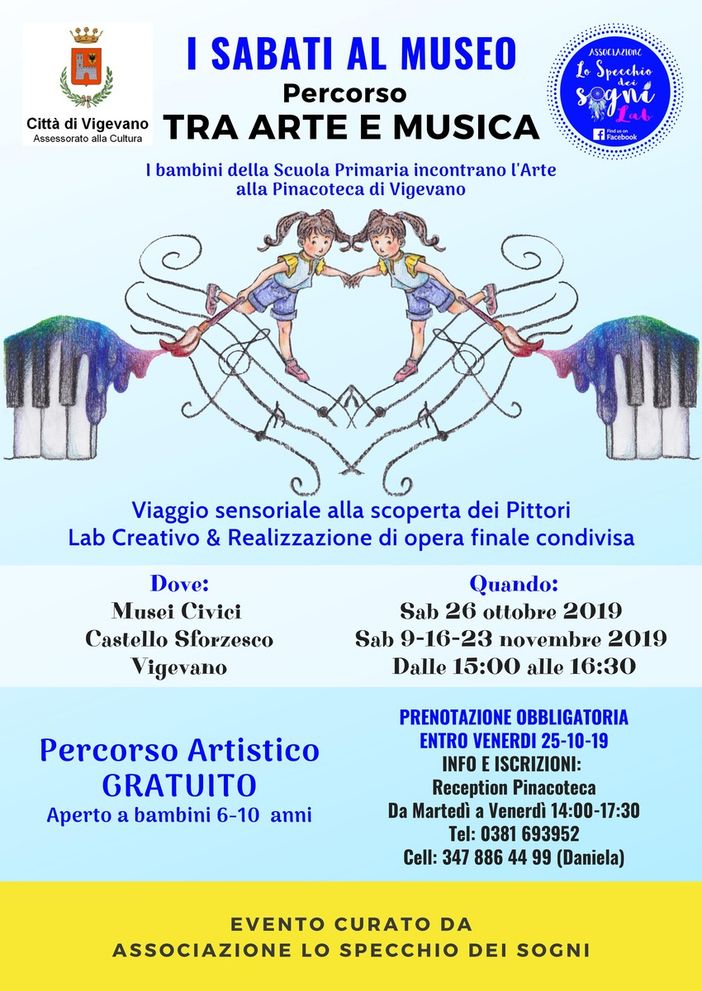Vigevano: percorso "Tra arte e musica" alla pinacoteca del castello Sforzesco