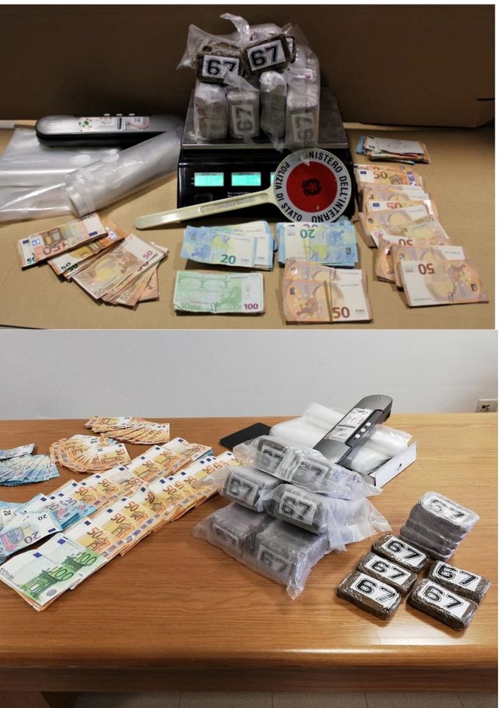 Vigevano: sequestrati 5 chili di hashish e 25mila euro, in manette un 52enne Vigevano: sequestrati 5 chili di hashish e 25mila euro, in manette un 52enne