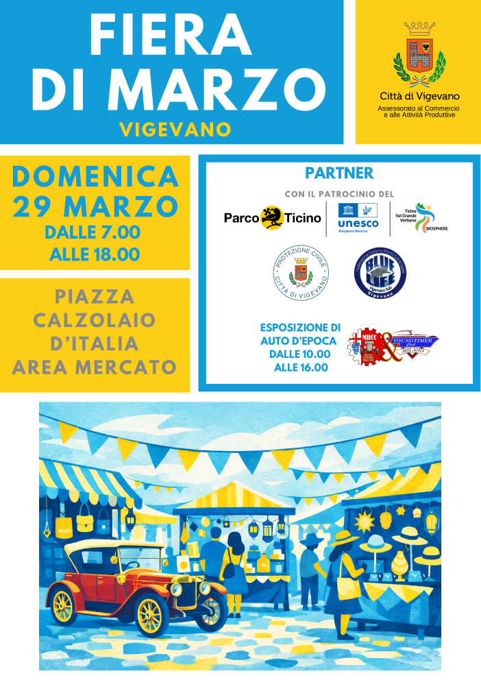 Vigevano: Fiera di Marzo 2026, ecco tutte le novità