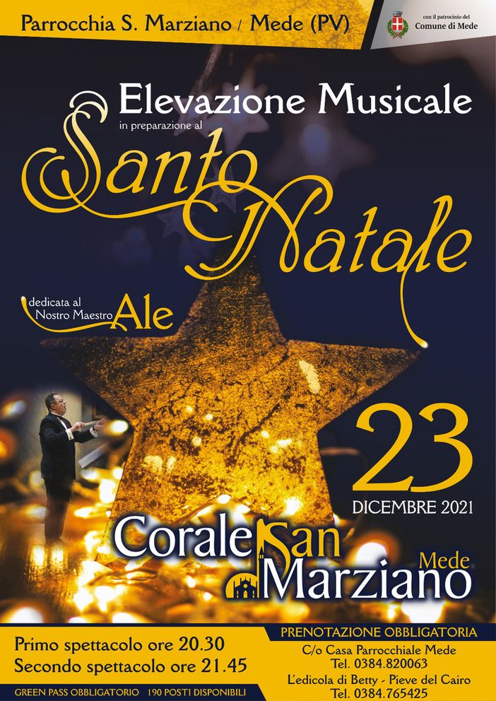 Mede: torna il concerto di Natale della Corale San Marziano nel ricordo di Alessandro Sonvico