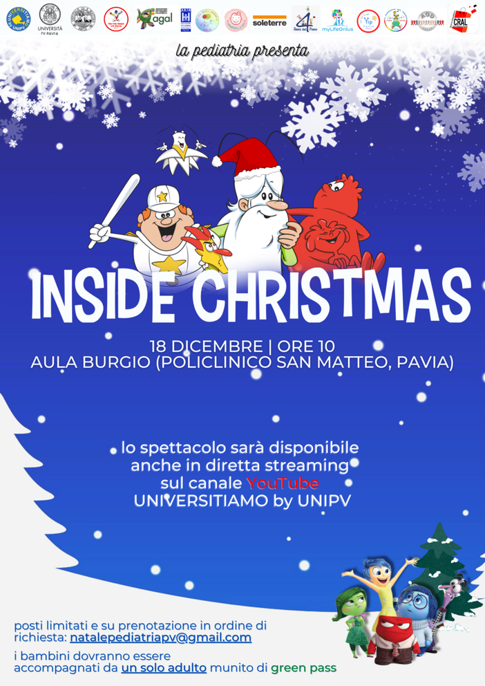 Pavia, al San Matteo torna la tradizionale festa di Natale per i bambini della clinica pediatrica Pavia, al San Matteo torna la tradizionale festa di Natale per i bambini della clinica pediatrica