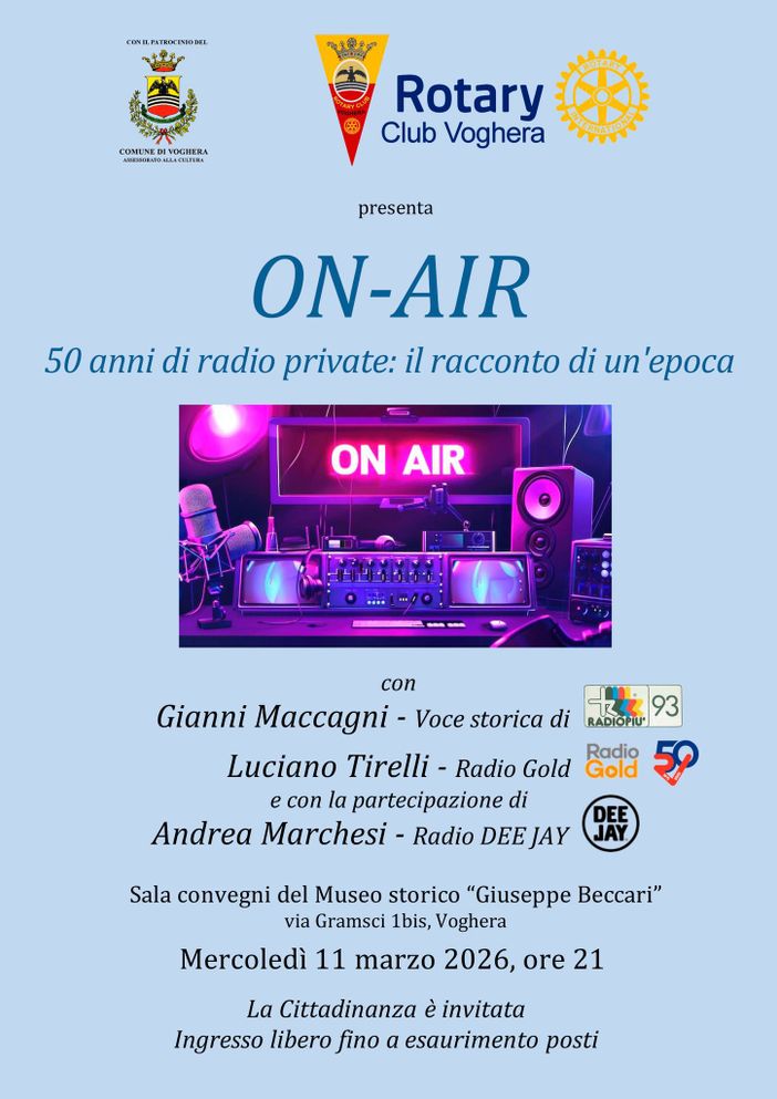 A Voghera due giorni per celebrare i 50 anni delle radio private