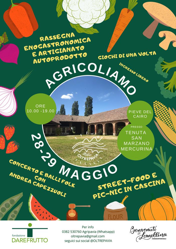 Pieve del Cairo, 28 e 29 maggio “Orizzonti Rurali” alla tenuta San Marzano Mercurina Pieve del Cairo, 28 e 29 maggio “Orizzonti Rurali” alla tenuta San Marzano Mercurina