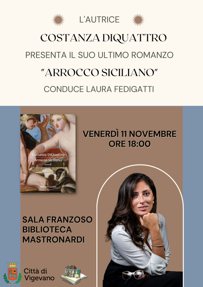 Vigevano: alla biblioteca Mastronardi, la presentazione del libro "Arrocco Siciliano" Vigevano: alla biblioteca Mastronardi, la presentazione del libro "Arrocco Siciliano"