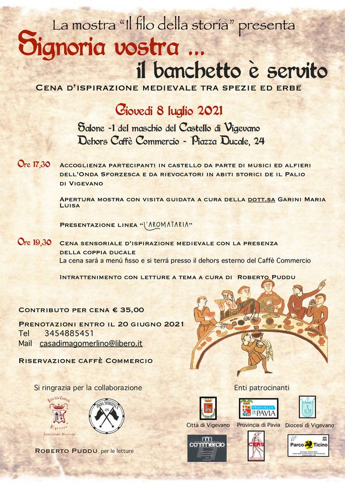 Vigevano: &quot;Signoria vostra….il banchetto è servito”