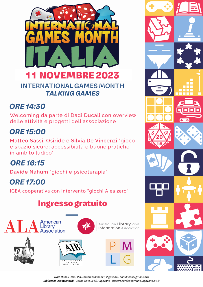 Vigevano: alla biblioteca Mastronardi, torna l'appuntamento con Dadi Ducali