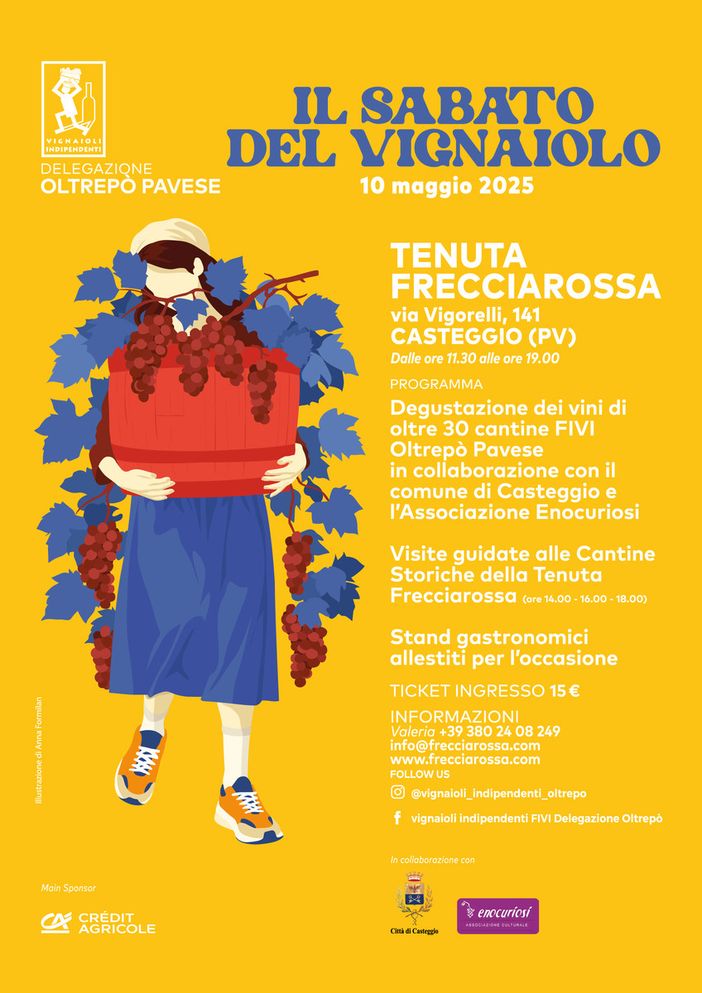 A Casteggio torna il “Sabato del vignaiolo”: un’occasione per scoprire il vino indipendente firmato Fivi A Casteggio torna il “Sabato del vignaiolo”: un’occasione per scoprire il vino indipendente firmato Fivi