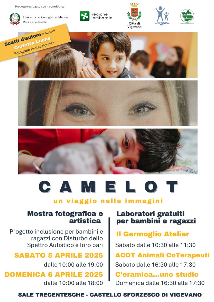 Vigevano, mostra fotografica "Camelot: un viaggio nelle immagini"