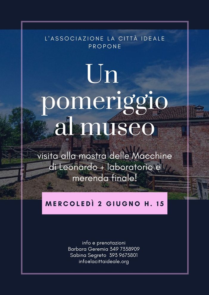 Vigevano: visita guidata alle macchine di Leonardo al Mulino di Mora Bassa