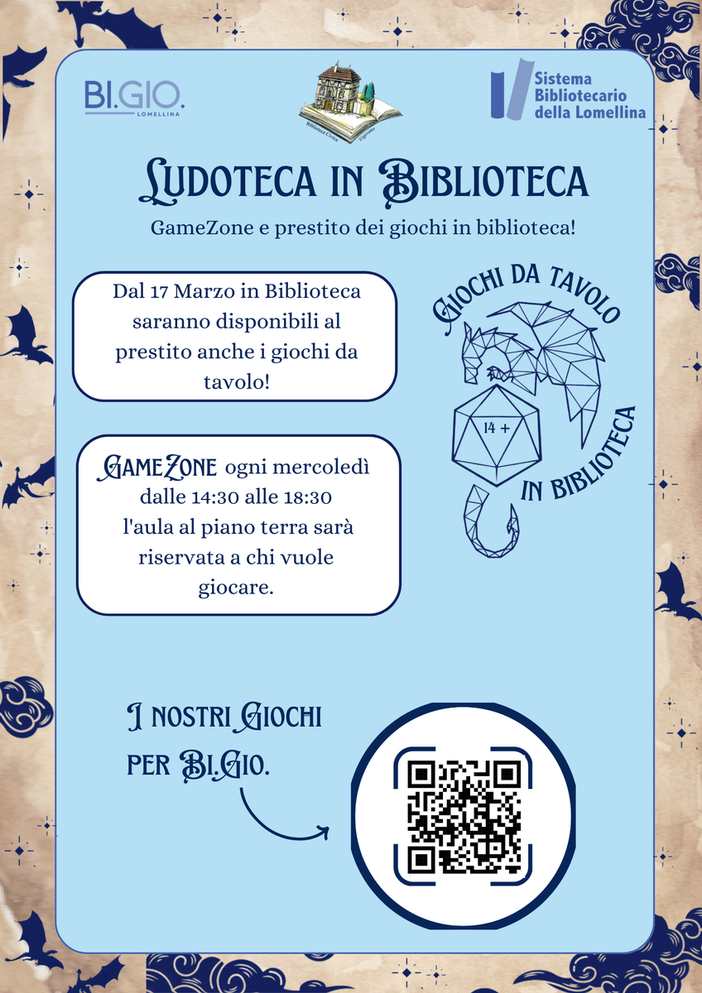 Vigevano: dal 17 marzo sarà possibile il prestito dei giochi da tavolo in biblioteca Vigevano: dal 17 marzo sarà possibile il prestito dei giochi da tavolo in biblioteca