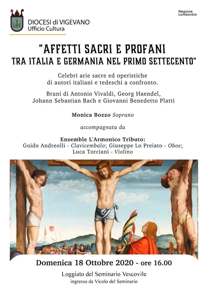 Museo del Tesoro del Duomo di Vigevano, domenica 18 ottobre un concerto dedicato agli “Affetti sacri e profani” Museo del Tesoro del Duomo di Vigevano, domenica 18 ottobre un concerto dedicato agli “Affetti sacri e profani”