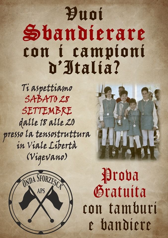 Vigevano, Open Day del gruppo Musici ed Alfieri dell'Onda Sforzesca Vigevano, Open Day del gruppo Musici ed Alfieri dell'Onda Sforzesca