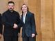 Ucraina, incontro Meloni-Zelensky: "Italia interessata a produzione congiunta droni" Ucraina, incontro Meloni-Zelensky: "Italia interessata a produzione congiunta droni"