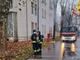 L'intervento dei vigili del fuoco all'ospedale Sacco di Milano L'intervento dei vigili del fuoco all'ospedale Sacco di Milano