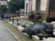 Vandali al cimitero di Vigevano, danneggiate statue e tombe