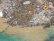 FOTO. Frana il cimitero di Camogli. Duecento bare finiscono in mare