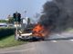 Sedriano: tamponamento sulla ex statale 11, auto prende fuoco