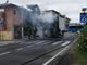 Pavia: camion frigo divorato dalle fiamme in viale Brambilla