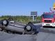 Incidente sul raccordo autostradale Pavia-Bereguardo, le immagini dei soccorsi