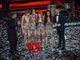 La premiazione sul palco dell'Ariston