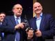 Gianni Merlo assieme al Presidente della FIFA Gianni Infantino