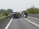 Marcallo: grave incidente sulla Boffalora-Malpensa, strada bloccata e motociclista ferito