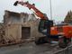 Mortara: demolito un edificio pericolante in via Trento