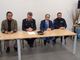 Un momento della conferenza stampa di questa mattina