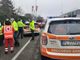 l'intervento dei soccorritori in via Lomellina