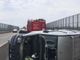 Auto si ribalta sull'autostrada Milano-Genova, illeso un 22enne