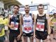 Il podio maschile della Scarpadoro Half Marathon 2023