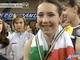 Giulia Albini in un fotogramma di Vco Azzurra Tv di 11 anni fa