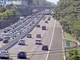 Le code in Autolaghi dopo l'incidenti (foto dalla webcam di Autostrade per l'Italia)