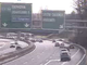 L'inizio della coda nel tratto interessato dall'incidente (foto webcam di Autostrade per l'Italia)