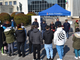 Vigevano: gazebo del commissariato di polizia contro la violenza di genere