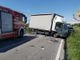 I mezzi coinvolti nell'incidente